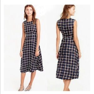 J Crew window pane dress,